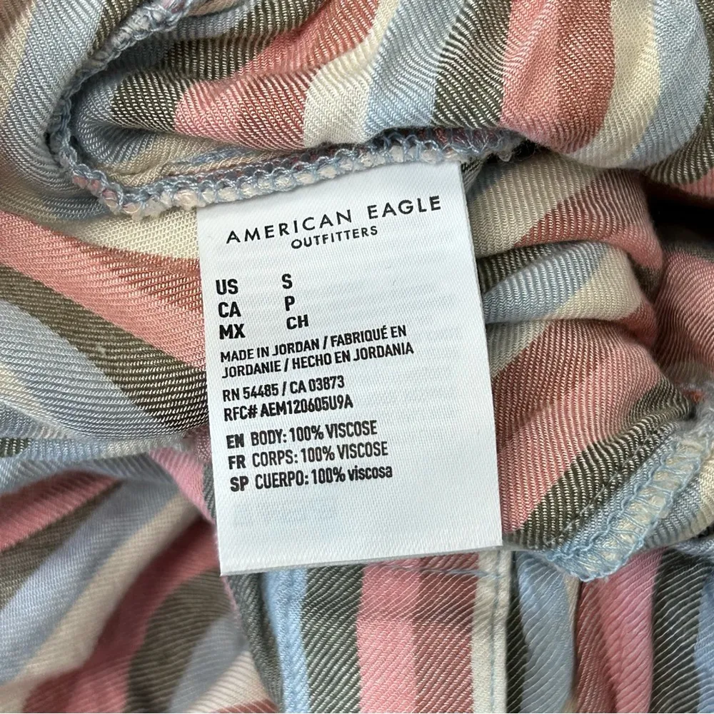 American Eagle Carnival Stripe Shorts Small - Image 4