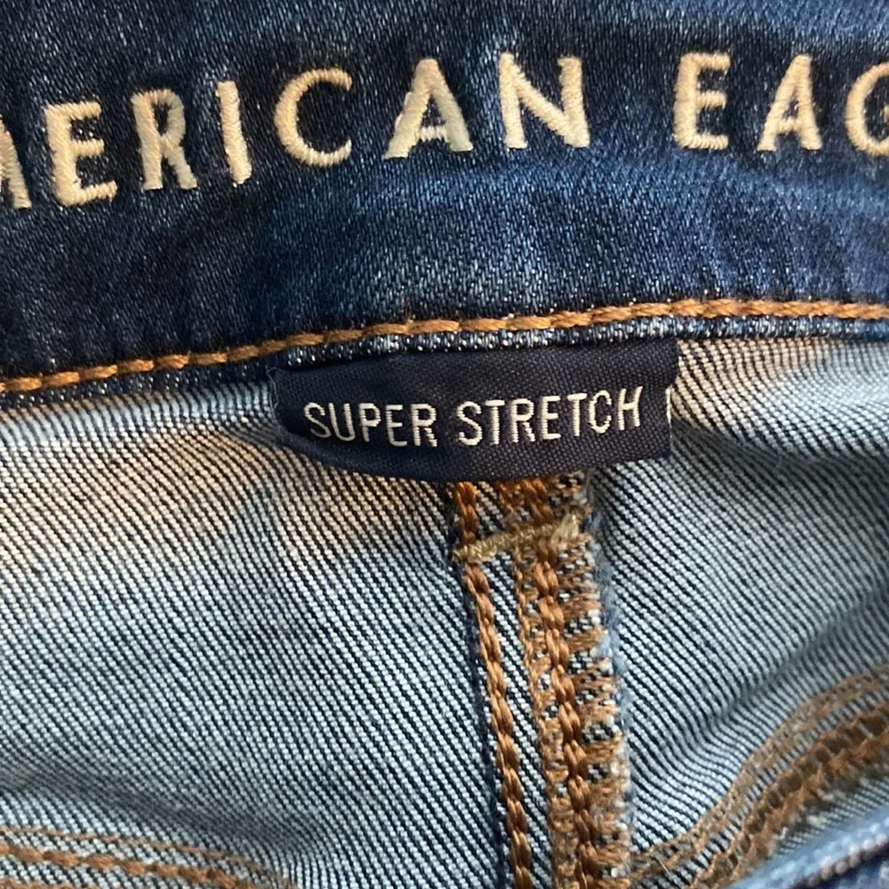 American Eagle Size 0 Teen Girl Ripped Super Stretch Hi-Rise Jeggings Jeans - Image 7