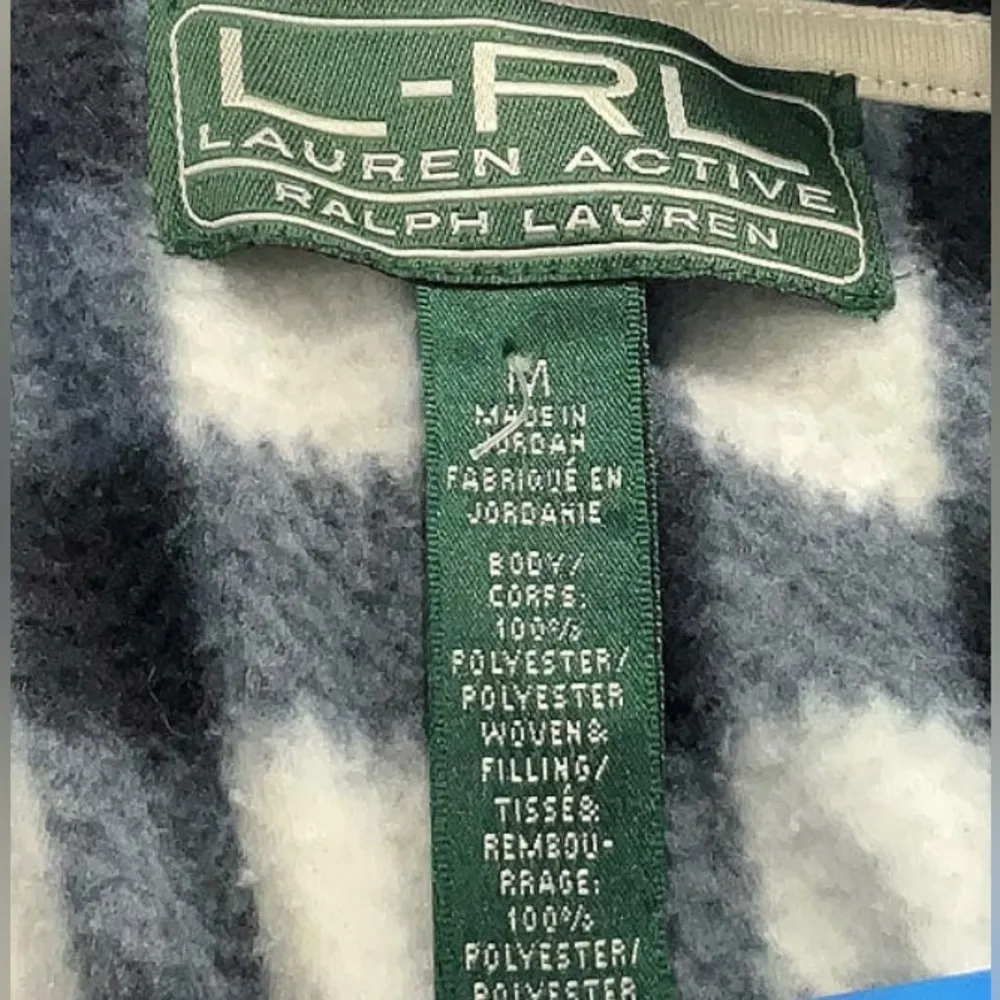 Lauren  Active Fleece Quilted Jacket Layered Look Vintage 90s Y2K M - Image 5