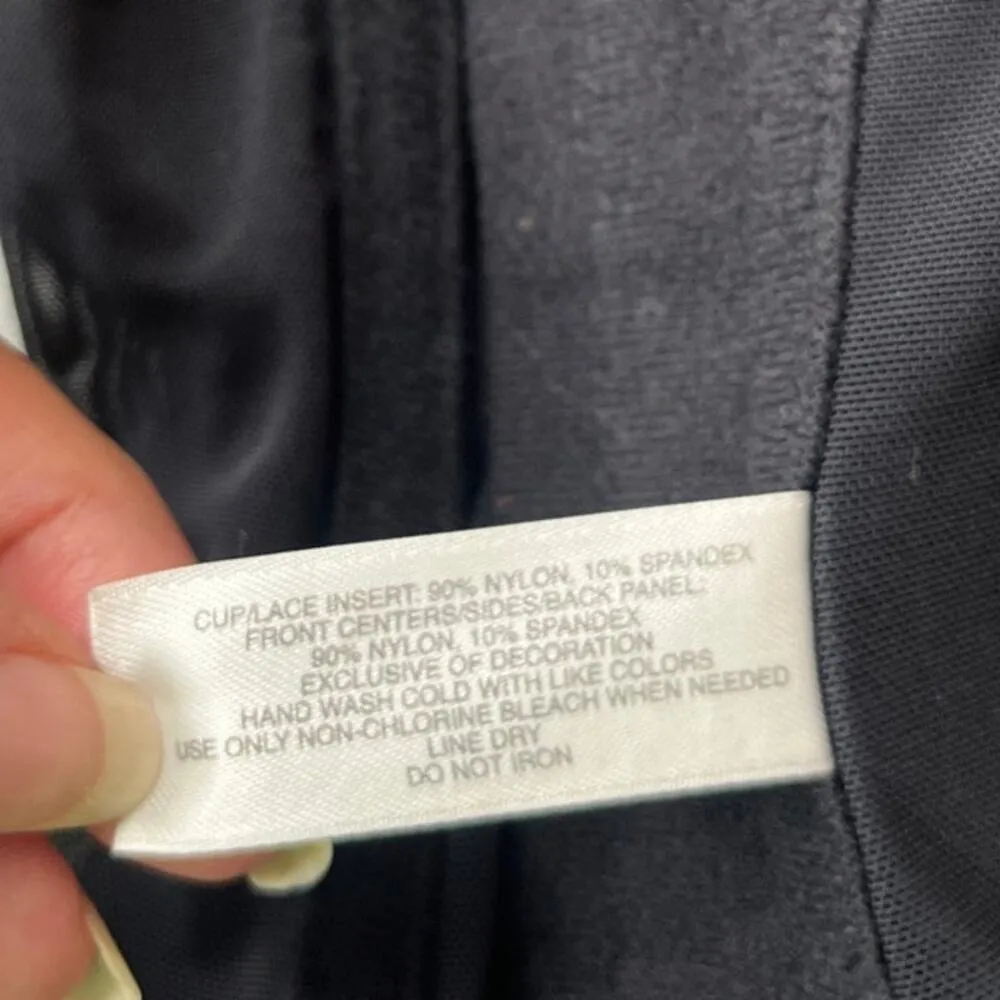 Cabernet Lace Corset Bustier Womens Top Sz S Y2K Coquette Fairy Lolita Goth Mesh Black - Image 10