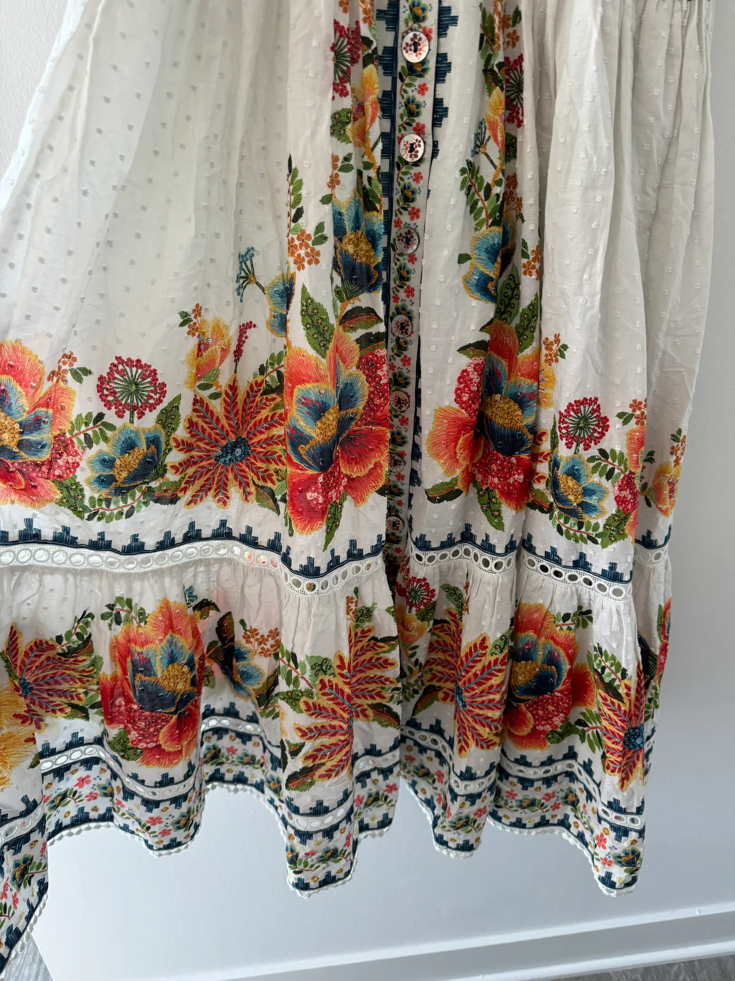 Delicate Garden Midi Dress - Image 10