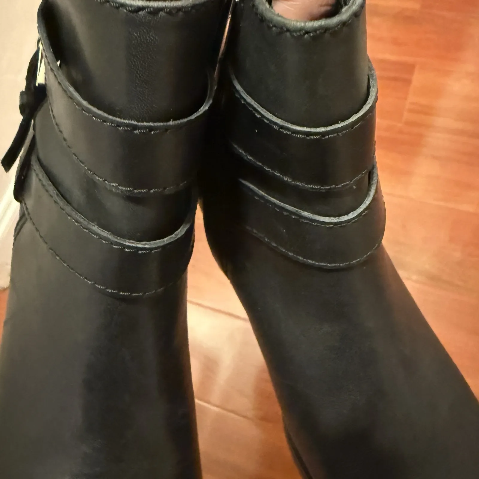 Ralph Lauren Women's Cassie Ankle Boot Black 5B Leather - Image 10