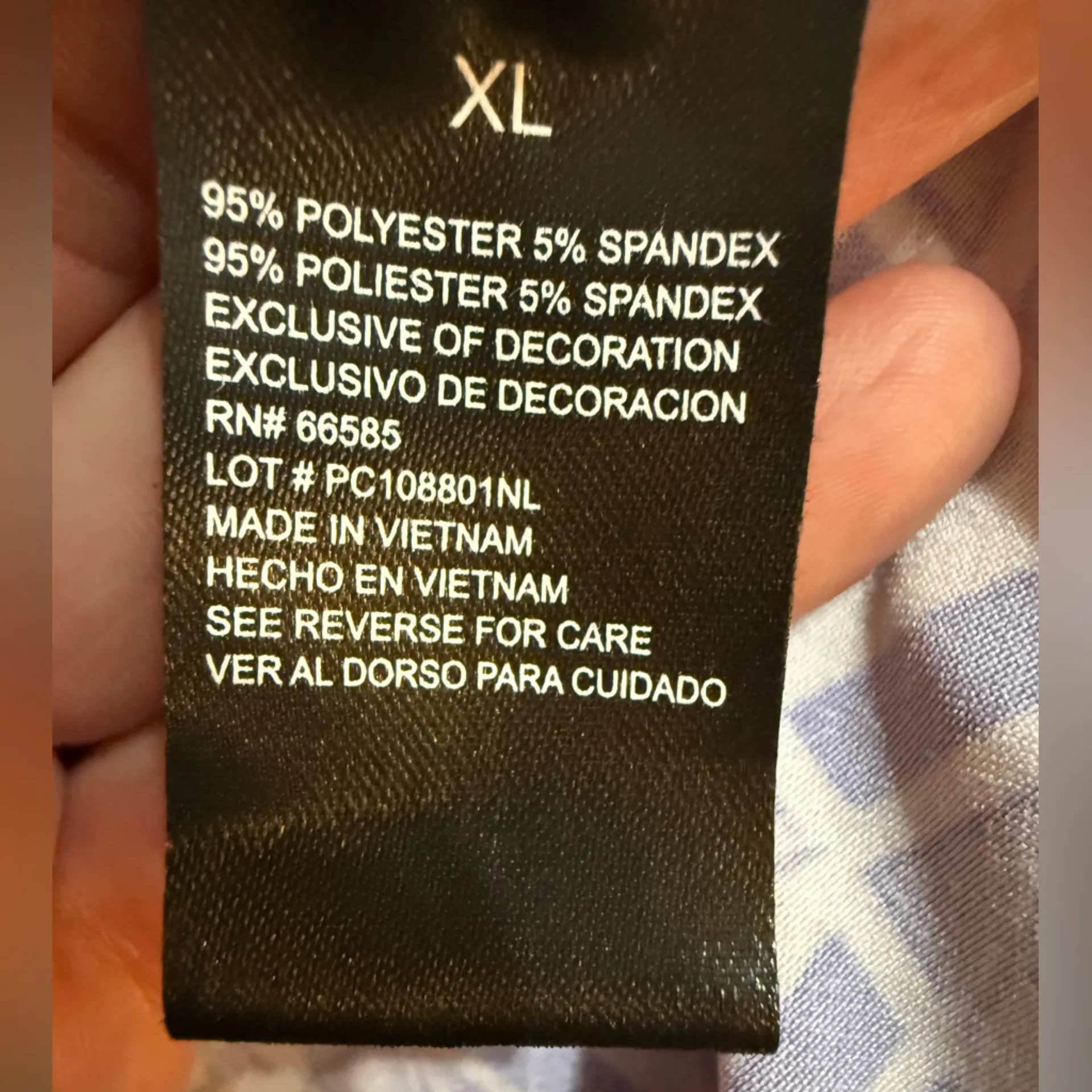 Vintage Purple & White Geometric Patterned Midi Dress Retro Belt Detail Sz XL - Image 8