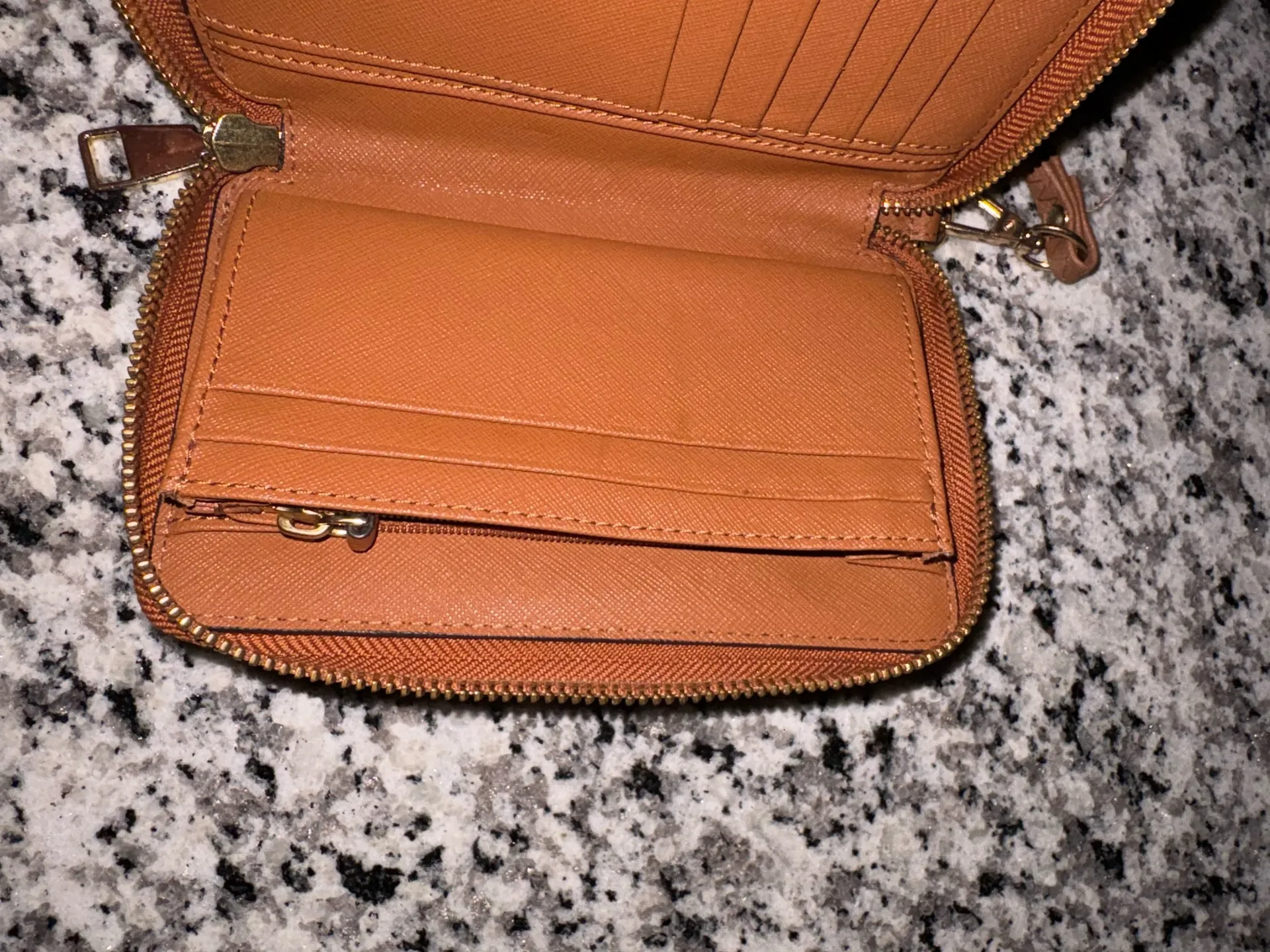 Tory Burch Wallet Brown Wristlet - Image 10