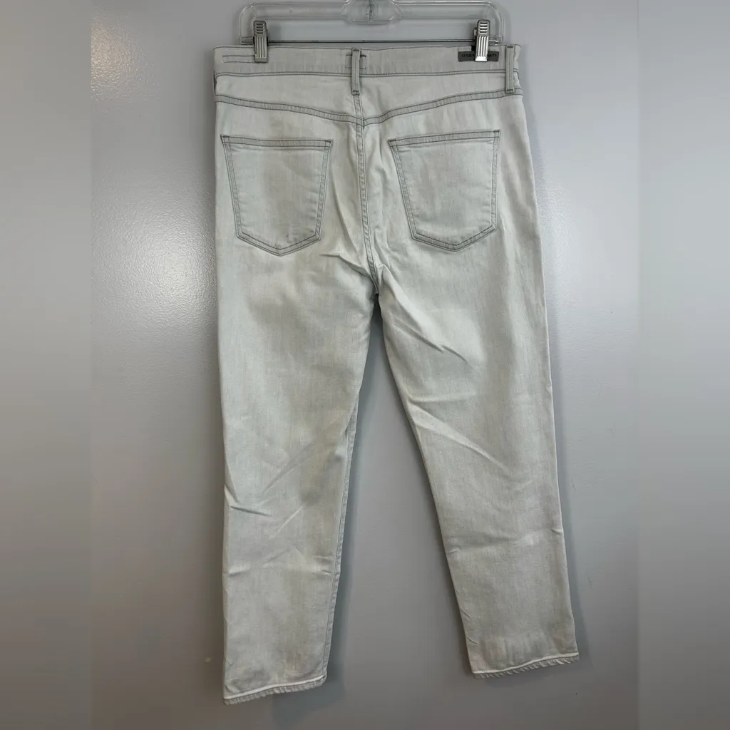 Citizens of Humanity Cara High Rise Cigarette Ankle Grey Denim Jeans Size 32 - Image 8