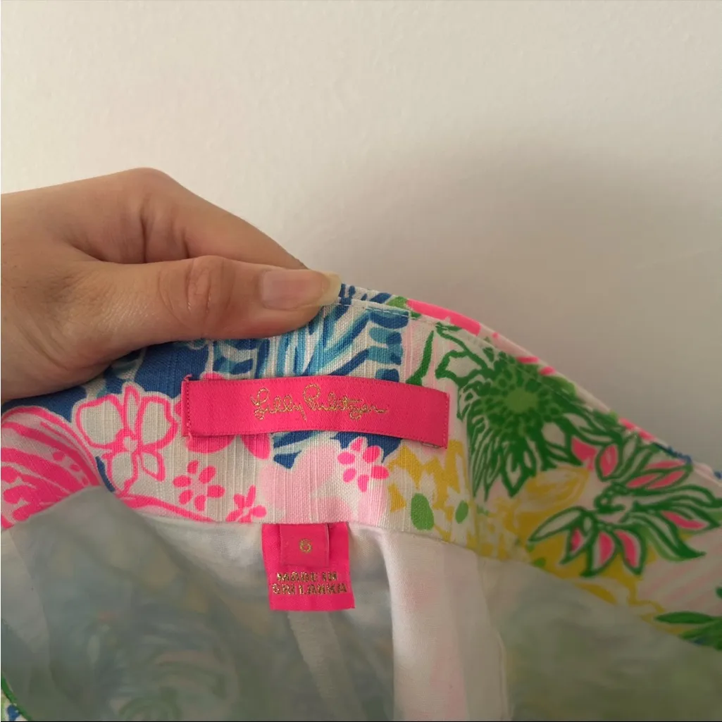 Lilly Pulitzer Patty Preppy Colorful Skort Multi Cheek to Cheek Size 6 - Image 5