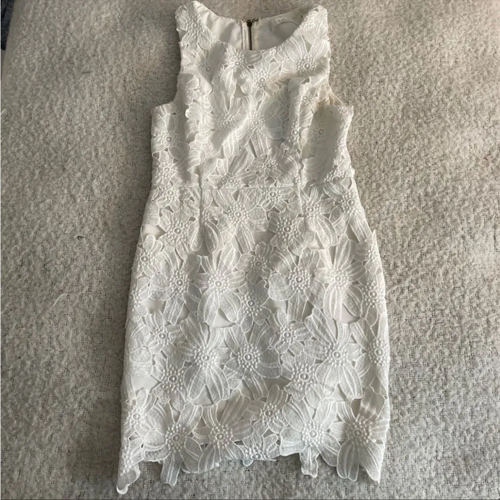 ASTR the label white lace bodycon dress L - Image 2