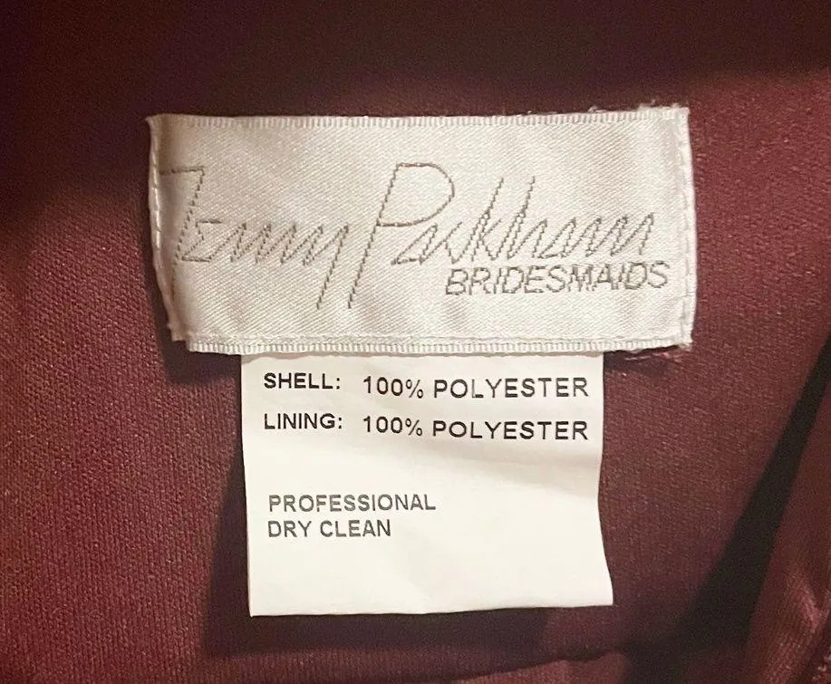 Jenny Packham NWT JP1034 Halter Chiffon Sleeveless Bridesmaid Dress Cabernet 10 - Image 8