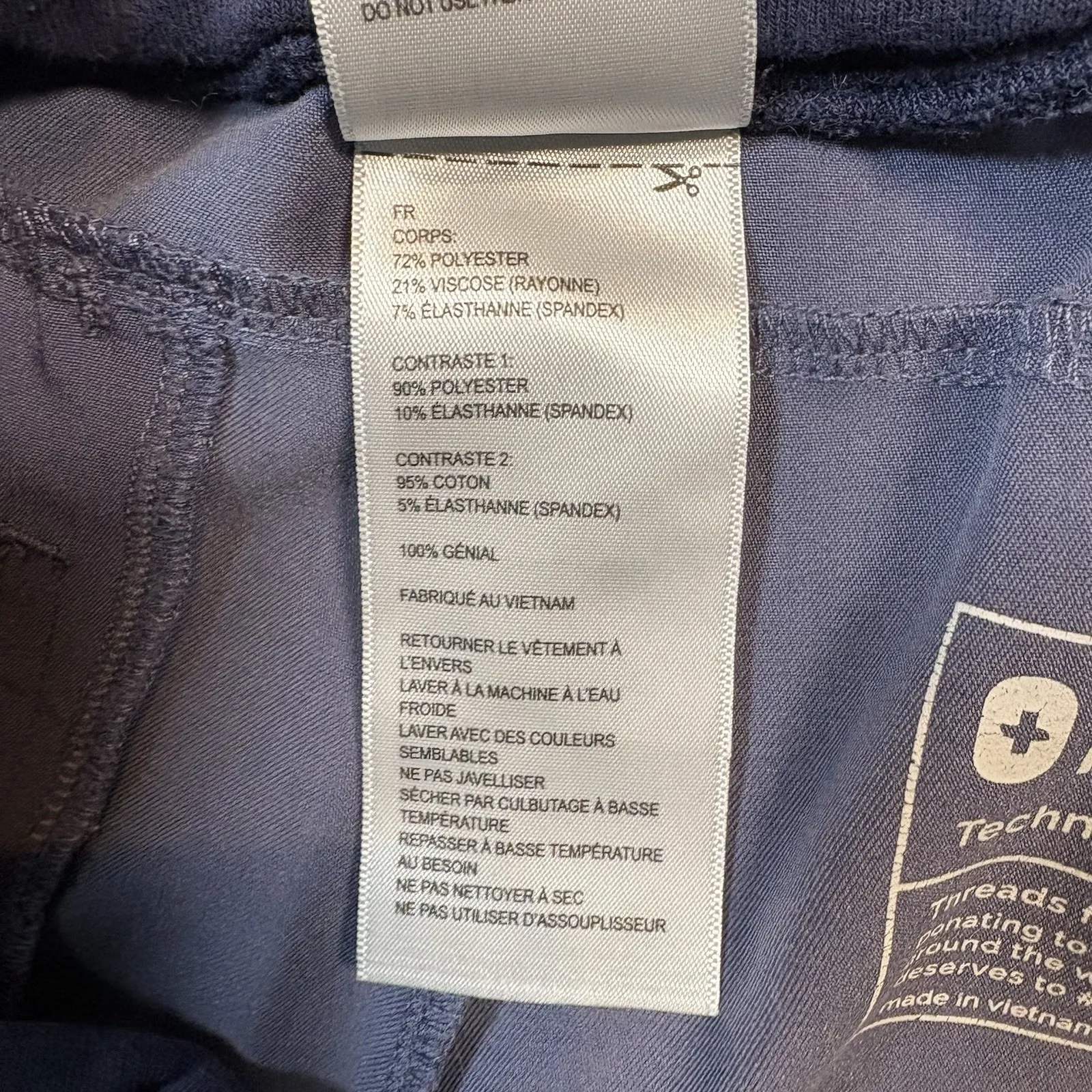 FIGS Pants Scrub Joggers L Lilac Pocket Ribbed Ankle Cuff Healthcare Work - Image 8