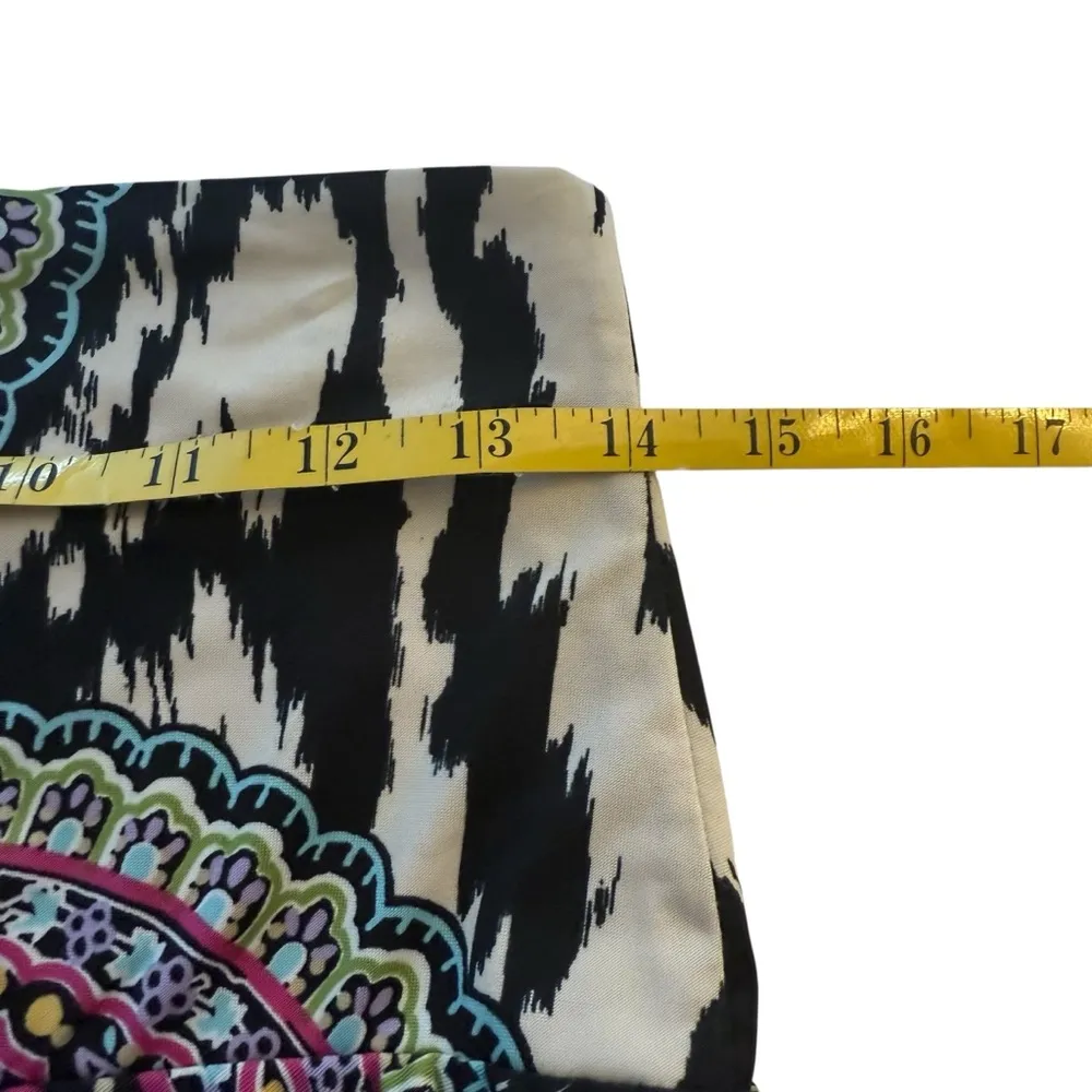 Sunny Leigh Maxi Skirt Small Mixed Print Zebra Animal Boho Gypsy Stretch Artsy - Image 6