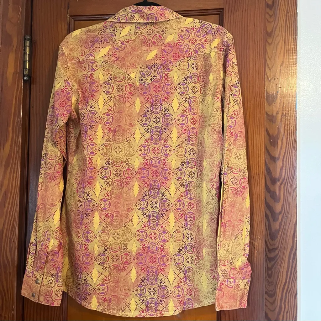 Wrangler  Retro Patterned Rodeo Shirt - Image 3