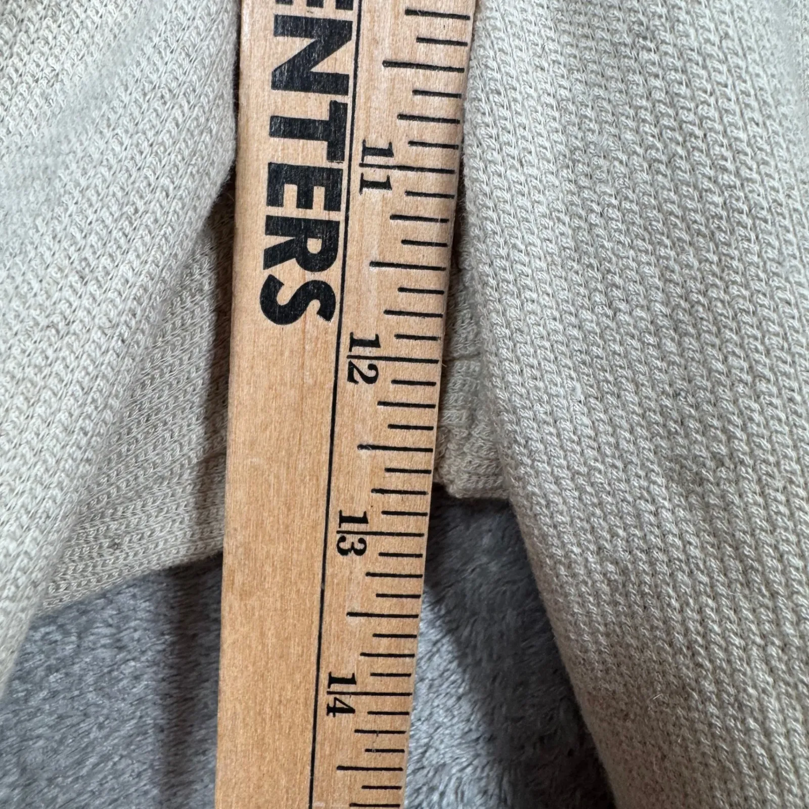 Lauren Ralph Lauren Linen Cotton Blend Knit‎ Crop Wide Leg Pants Small Natural - Image 14