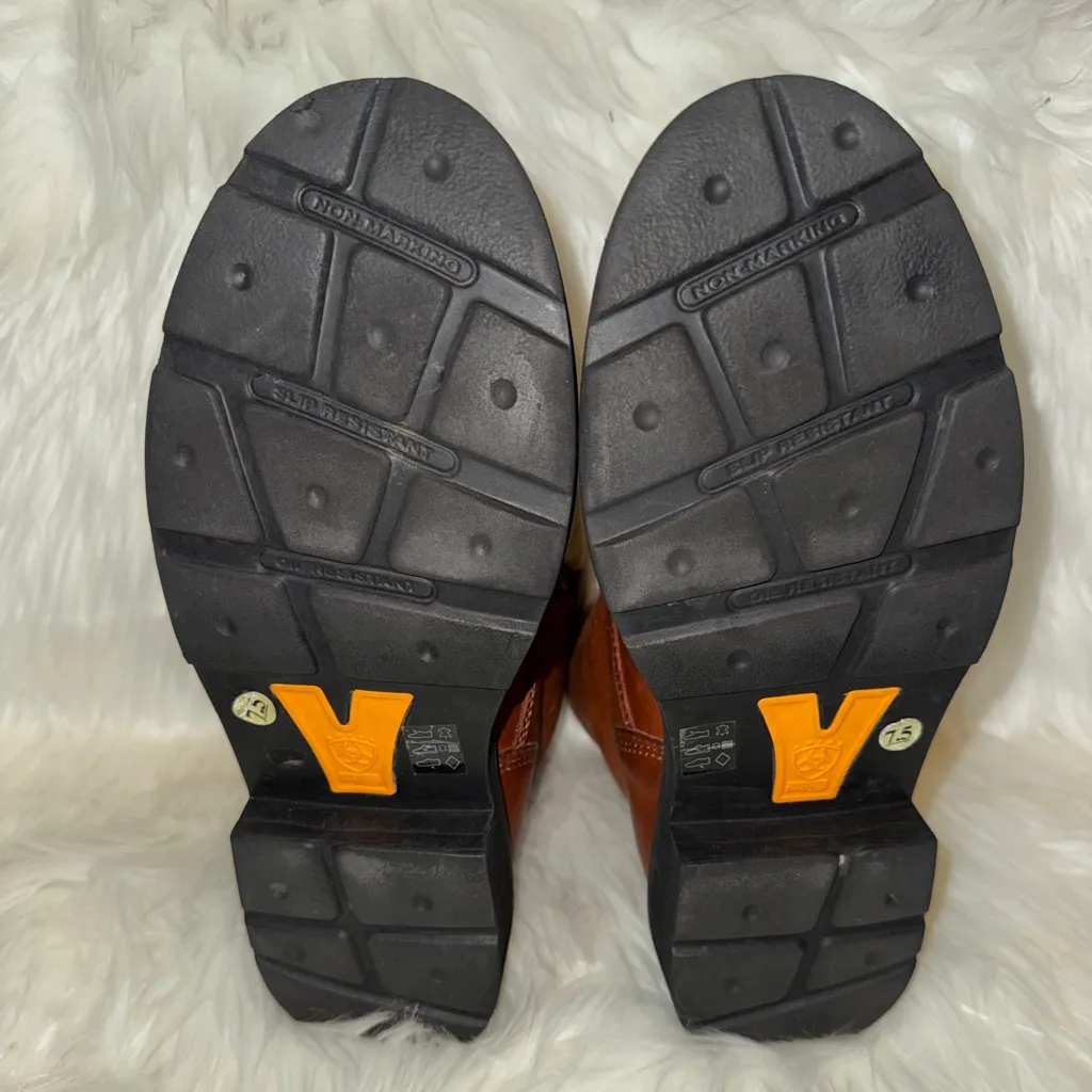 Ariat ATS Cascade equestrian roper boots
Premium brown leather upper 7.5 B - Image 6