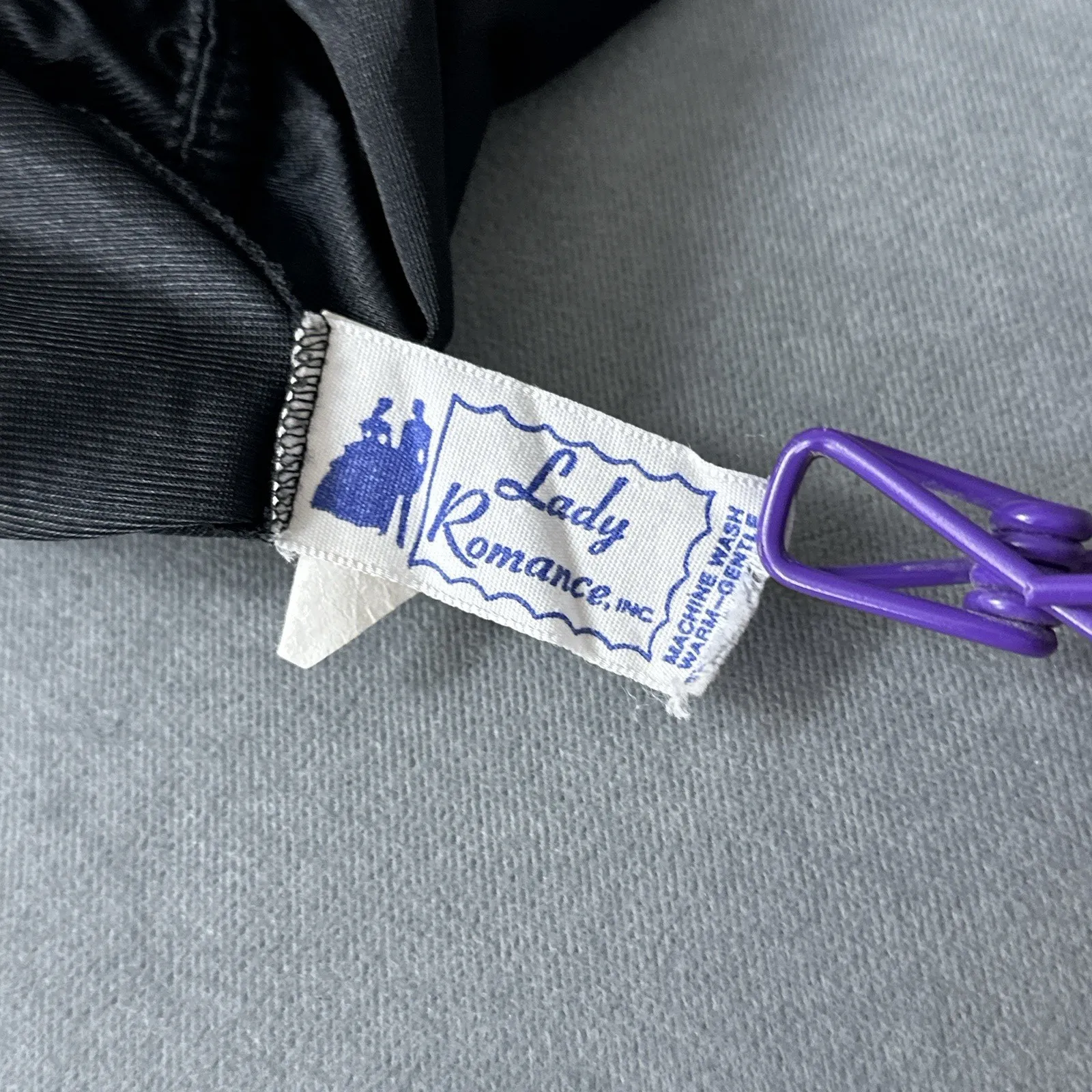 Vintage Lady Romance Half Slip Skirt Plus Size 2X 1970's Black Antron III Nylon - Image 4