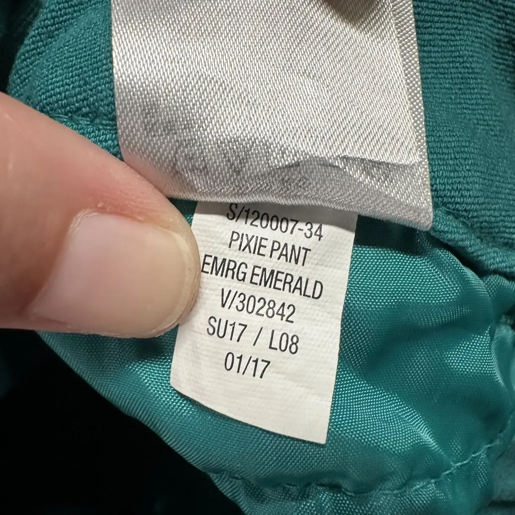 Old Navy Pixie Pants Womens Size‎ 4 Green Emerald Mid Rise Skinny Stretch Work - Image 7