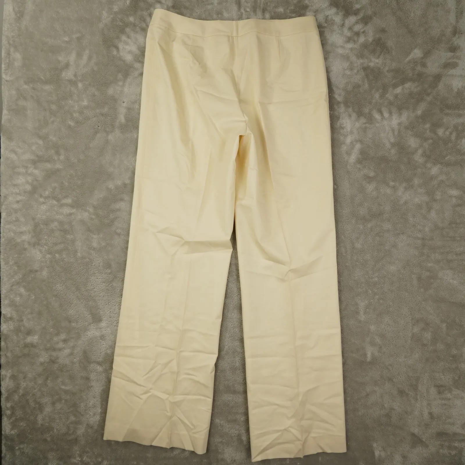 Lafayette 148 Menswear Pants Women's 12 Cream Wool Trouser Stretch City NWT - Image 5