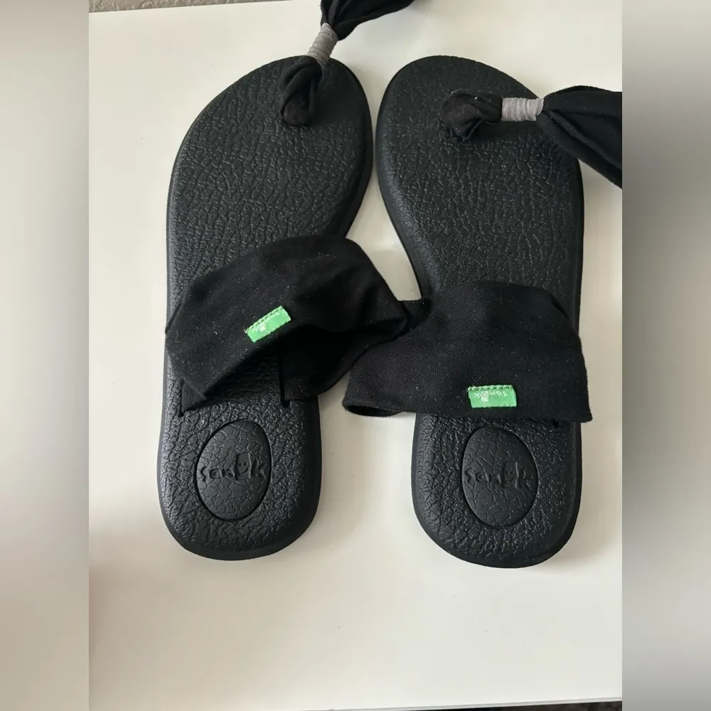 Sanuk Black Yoga Sling 2 SZ 8 - Image 5