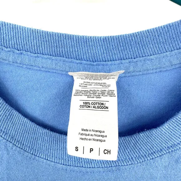 Puppie Love size Small long sleeve t-shirt‎ carolina blue Puparoo - Image 5