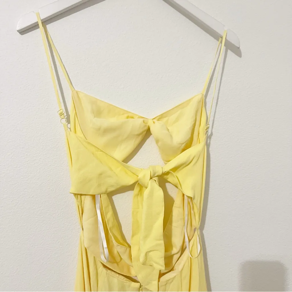 NEW Privacy Please Levant Westerland Yellow Maxi Dress Size Large L - Image 6