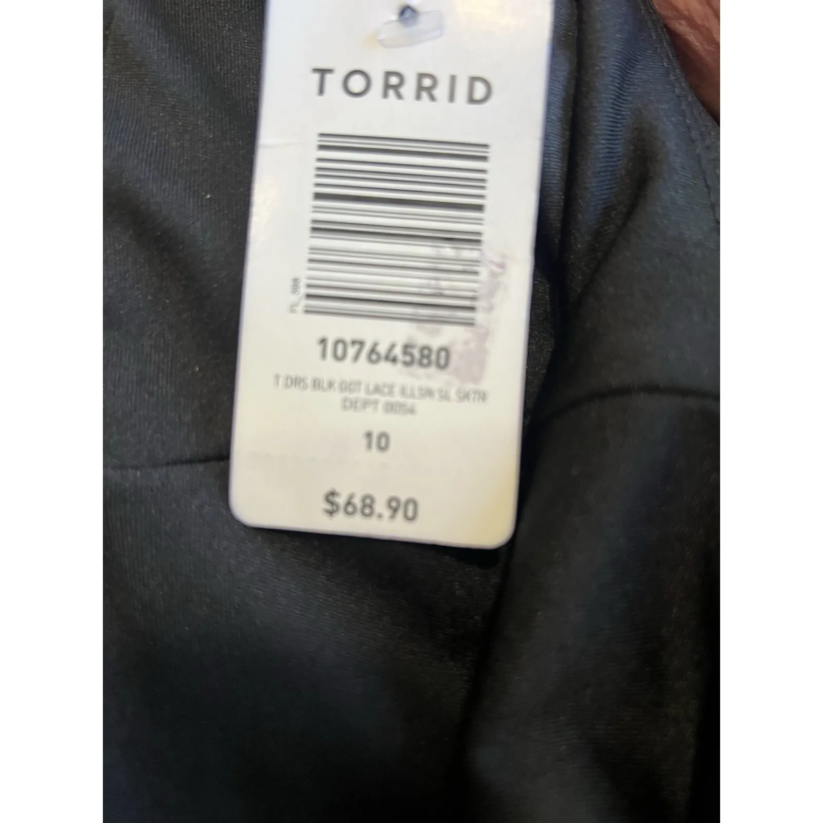 Torrid Georgette Lace Illusion Skater Dress Size 12 Lace Detail - Image 7