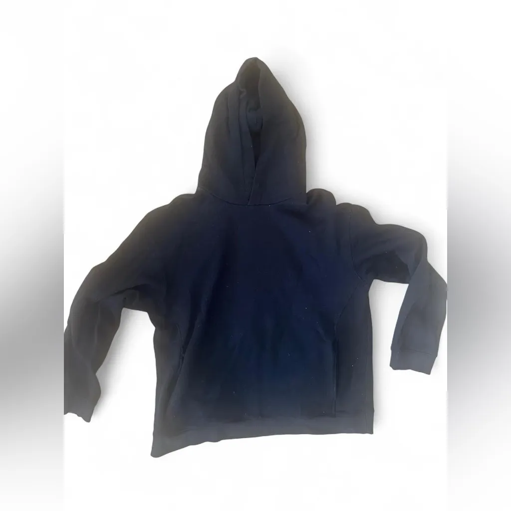 Theory, Hoodie in Tech Terry Cotton, Black, XL NWOT - Image 5