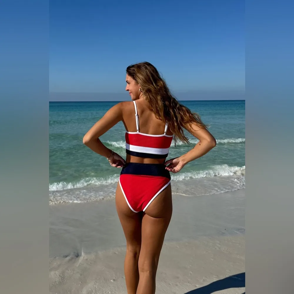 Beach Riot Emmy Bottom Americana Colorblock, BRAND NEW, Size Small, $98 - Image 8