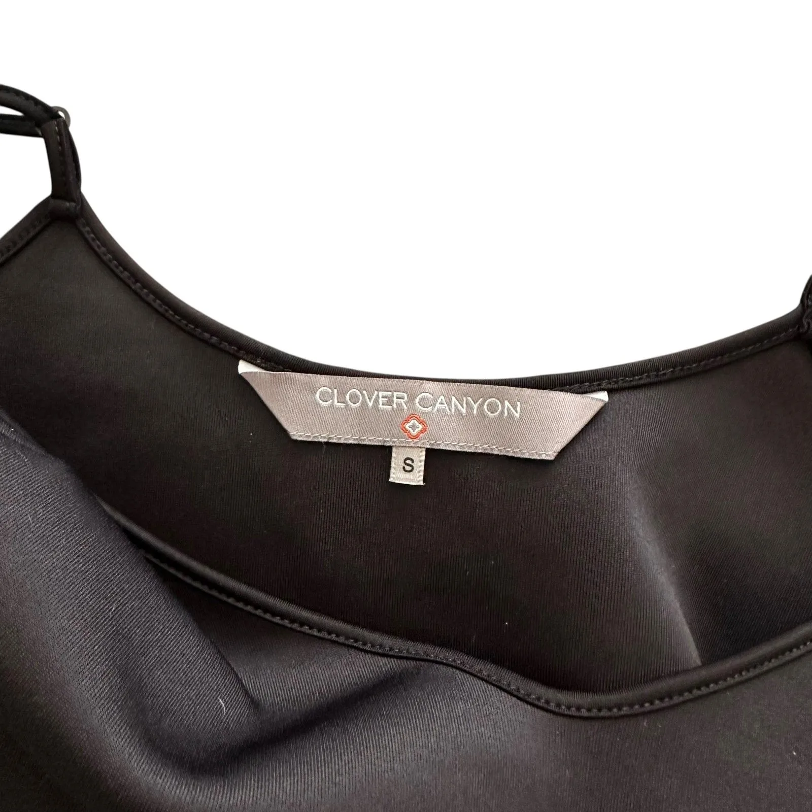 CLOVER CANYON Floral Silk-Like Handkerchief Midi Dress Small - Image 6