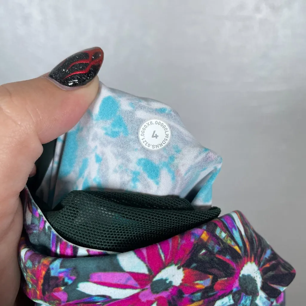 Lululemon Women 4 Base Pace High-Rise Running Tight 25" Floral Electric Multi - Image 9