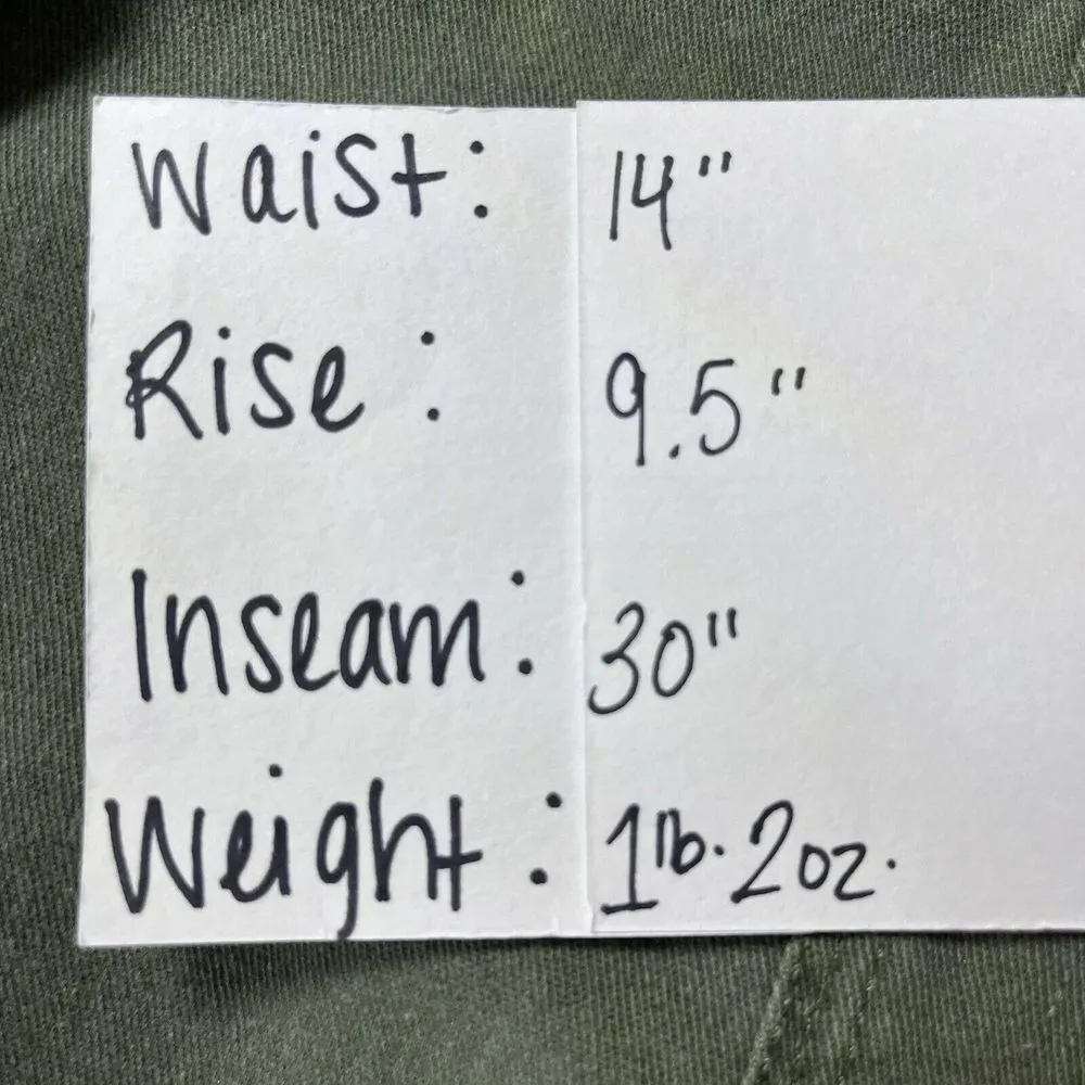 John Galt | Brandy Melville | Kim Cargo Pants | Army Green | Womens Size 6 Jeans - Image 8