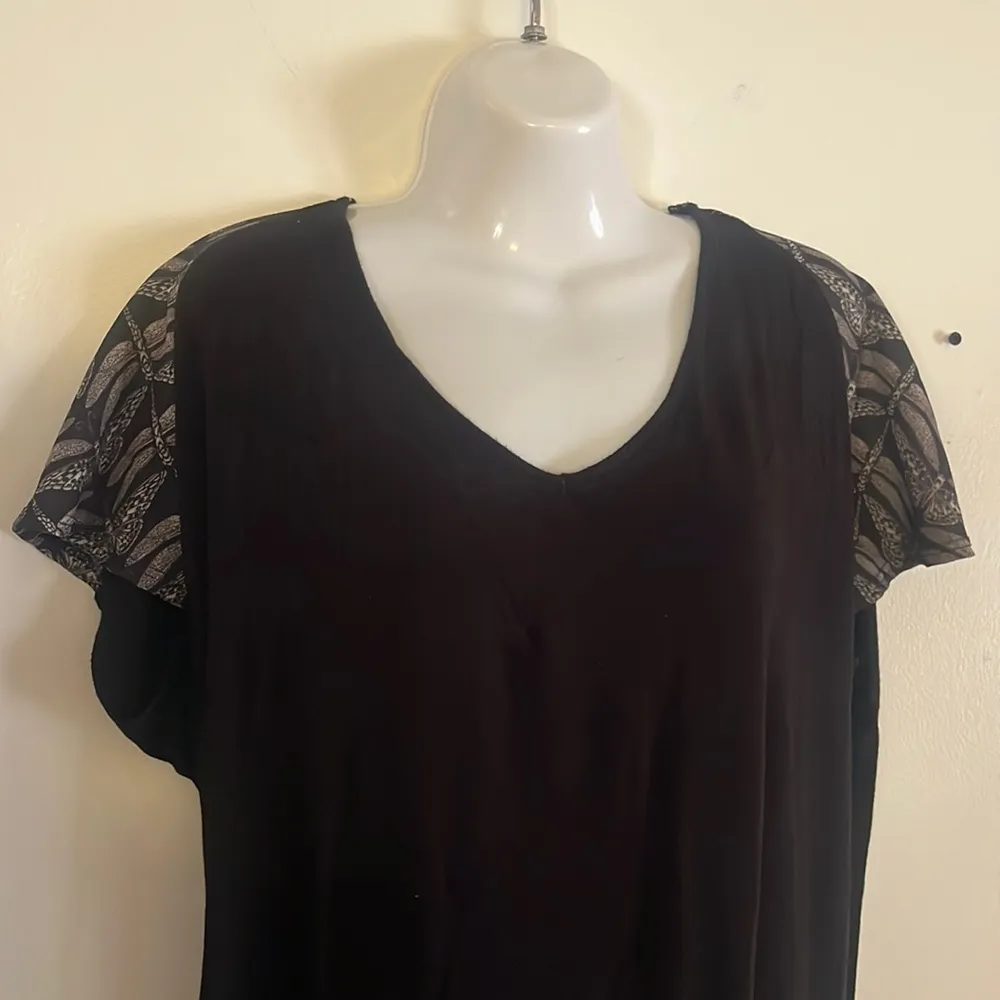 Dragonfly and Butterfly shirt Black Size XL - Image 2