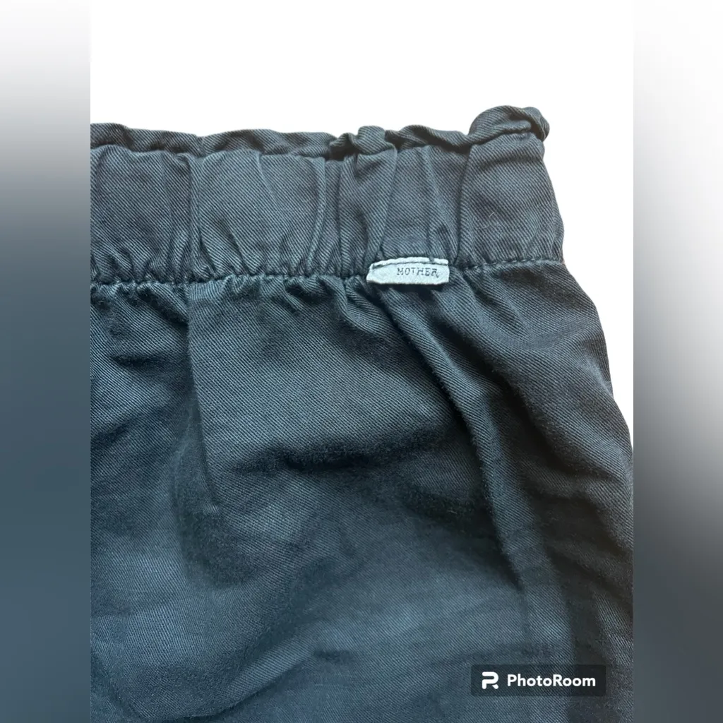 MOTHER The Wrapper‎ Patch Baggy Ankle Jeans Black Size 24 - Image 8