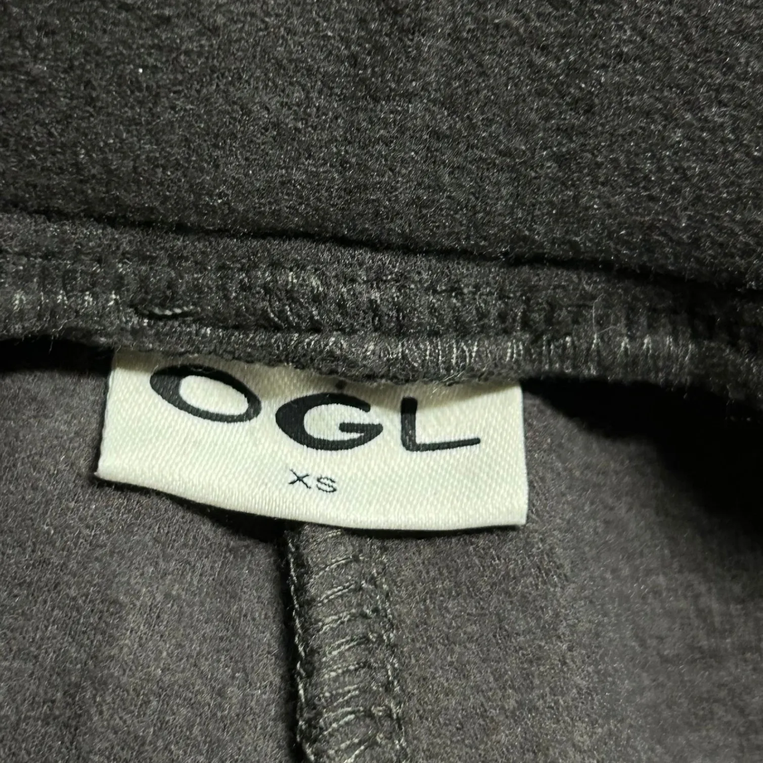 OGL Women's High Waisted Straight Leg Pull On Deep Gray Pants Pockets XS NWOT - Image 7