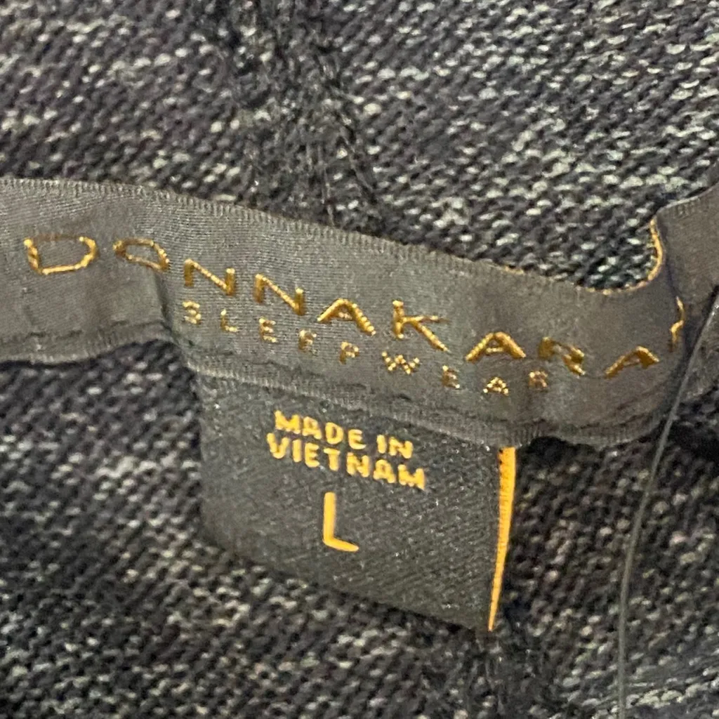 DONNA KARAN Sleepwear collection Gray marl Women's lounge Top NEW Size LARGE - Image 5