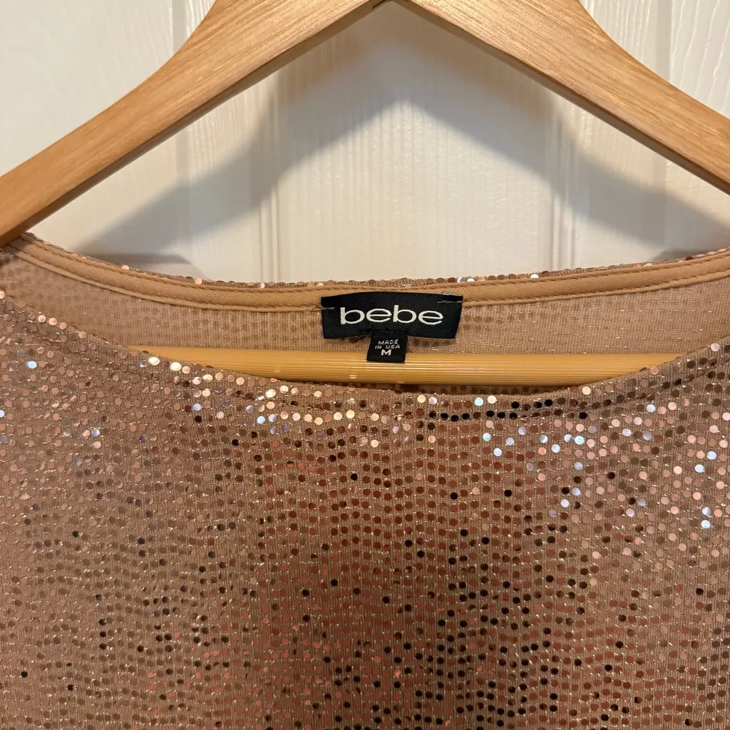 Bebe NWT  Shift Disco Dot Mini Dress - Image 2