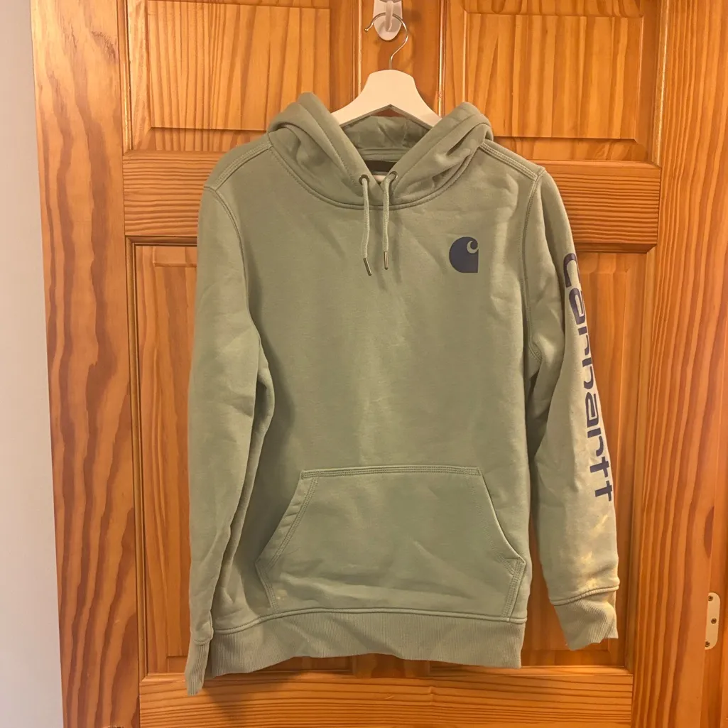 Carhartt Size Large Mint Green Hooded Sweatshirt - Image 2