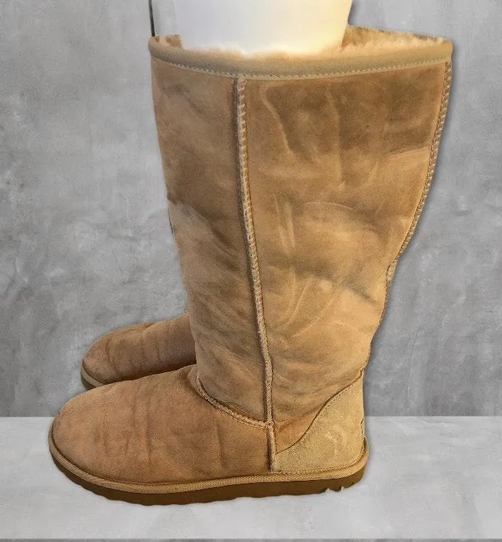 Australia Classic Tall Boot Chestnut Brown Tan Sheepskin - Image 6