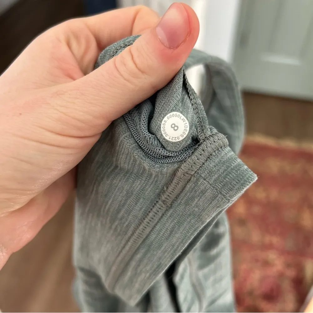 Lululemon Heathered Tidewater Align Tank Top Green - Image 5