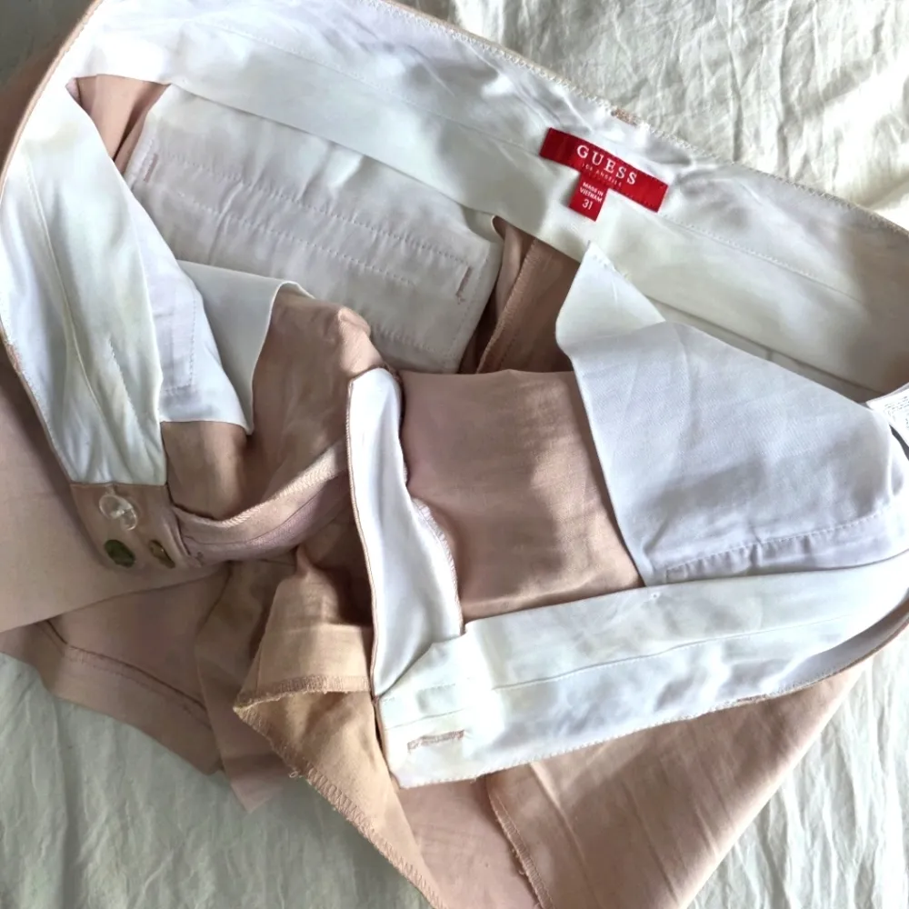 GUESS Pink Tailored Shorts 31 - Image 5