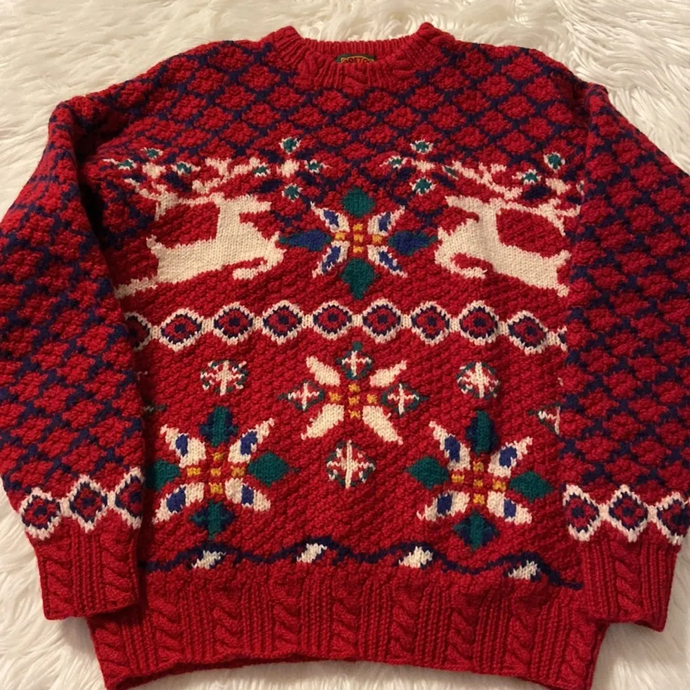 VTG Boston Traders Women Sweater it’s Christmas Time excellent condition size L - Image 11