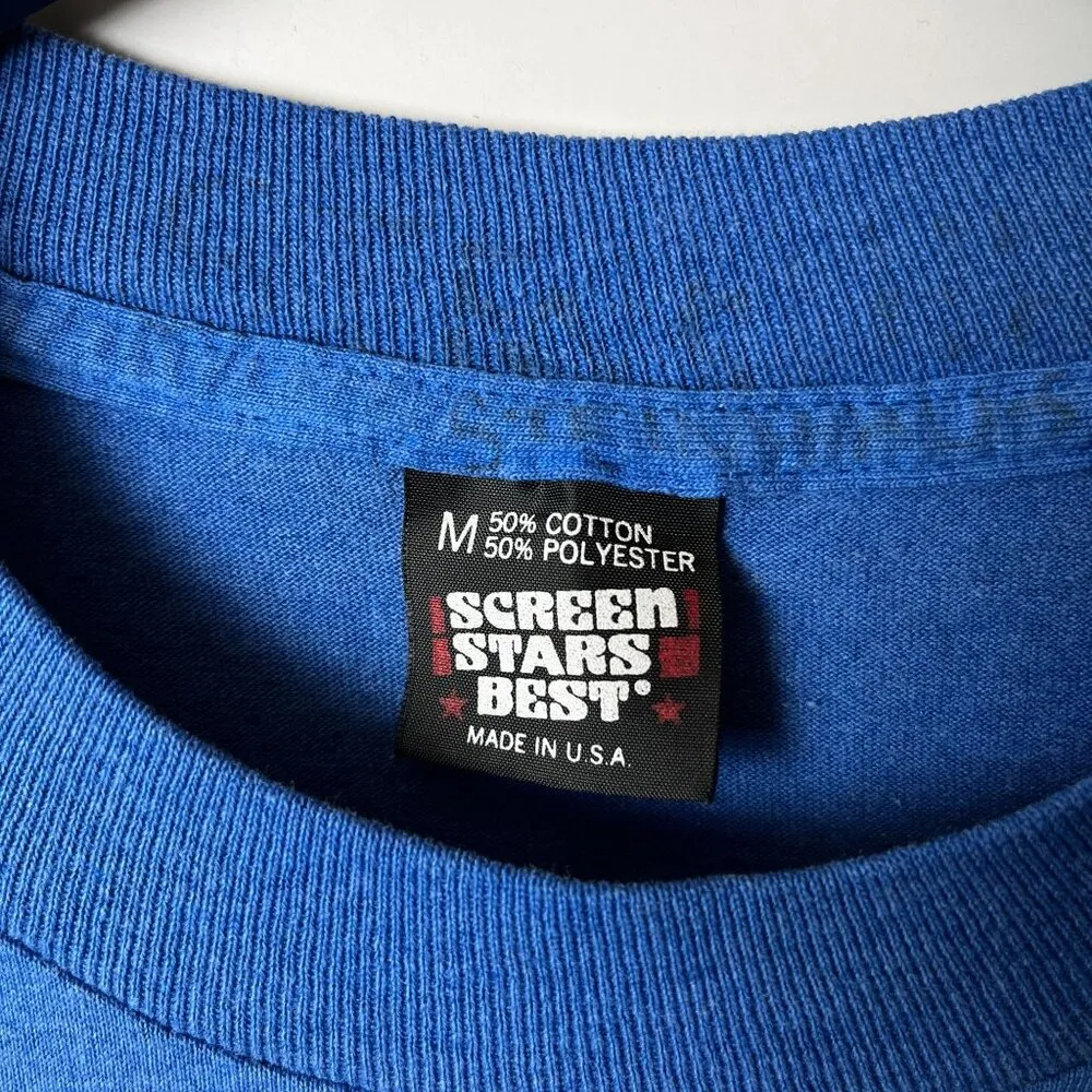 Ouachita Area Council T Shirt Vintage 90s Small S Blue Graphic Tee - Image 4