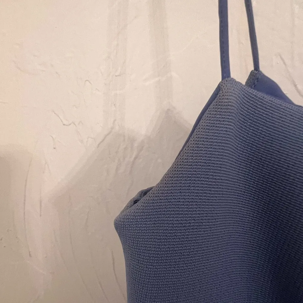 Nicholas Bandage Frill Wrap dress blue size 4 - Image 5