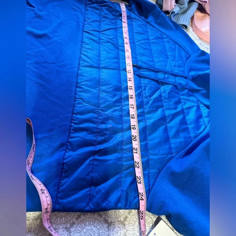 Xersion NWT Funnel Neck Long Sweatshirt Size XXL Racing Blue Msrp$60 25”p2p - Image 5