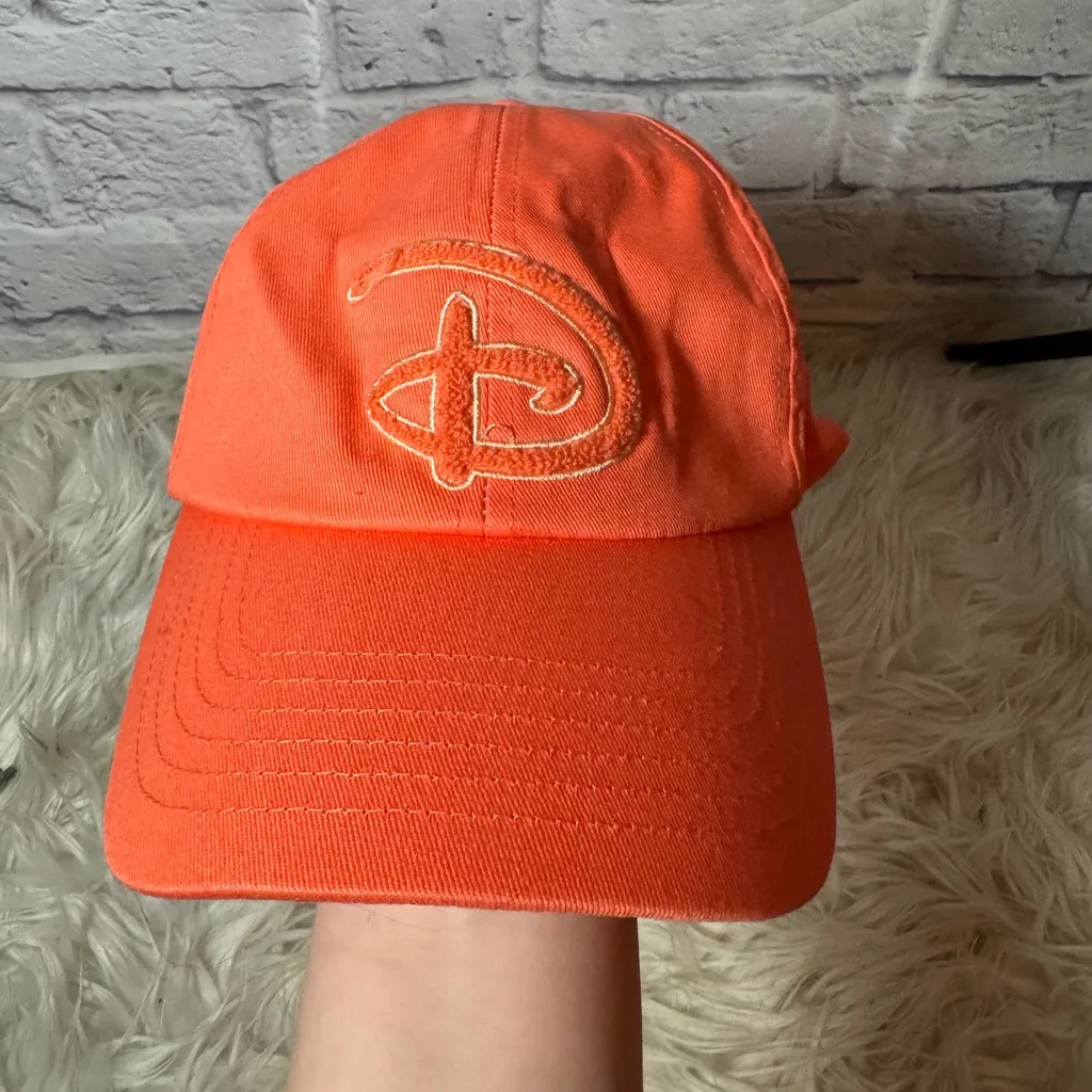 Disney Parks Coral Baseball Cap with “D” Logo‎ - Image 8