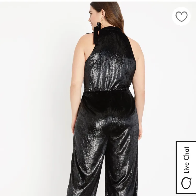 Black jumpsuit never work glittery VARIOUS SIZES - Image 4