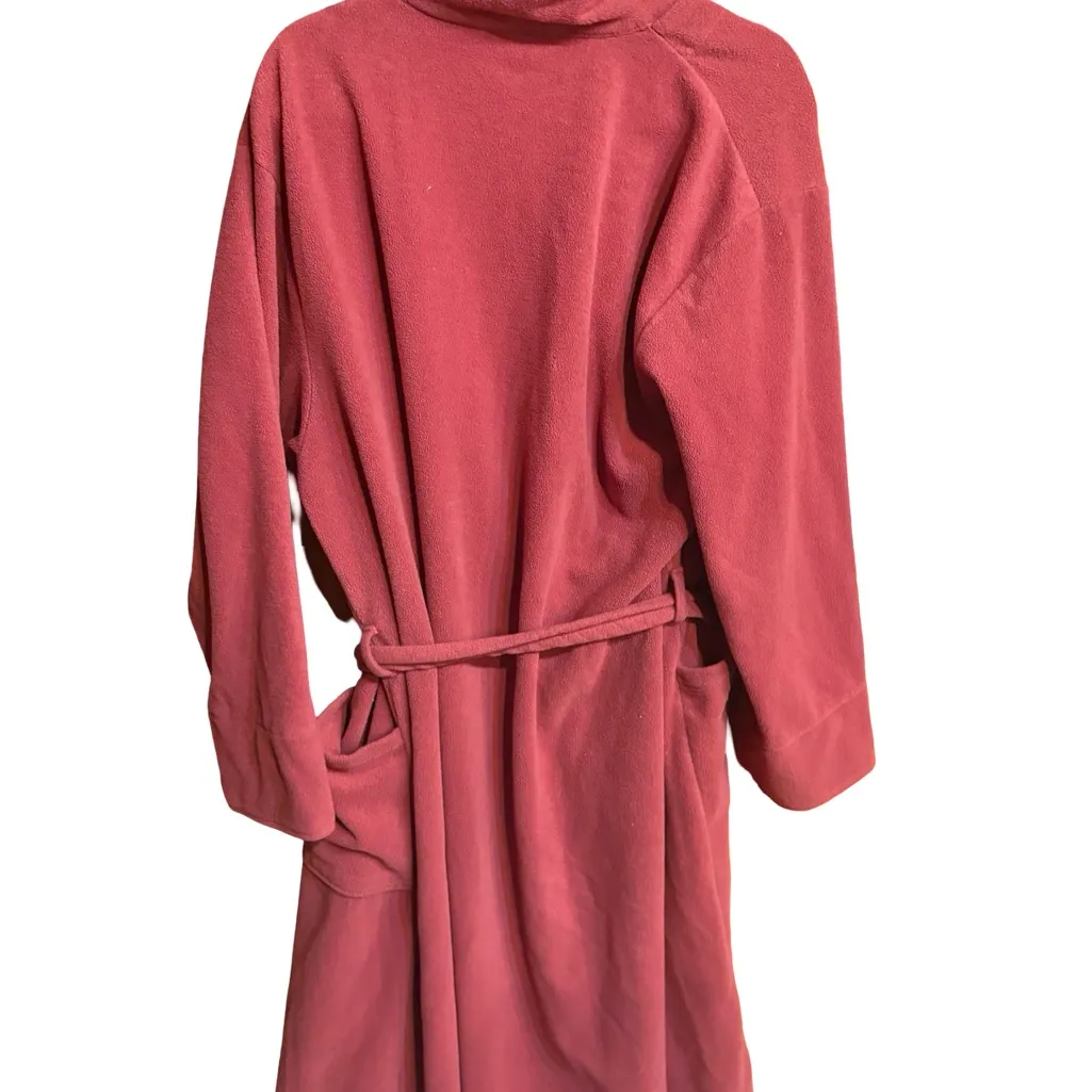 β¨ Vintage LL Bean Rose XL Robe β Heavy, Cozy, Cabin Vibes β¨ Pink - Image 5