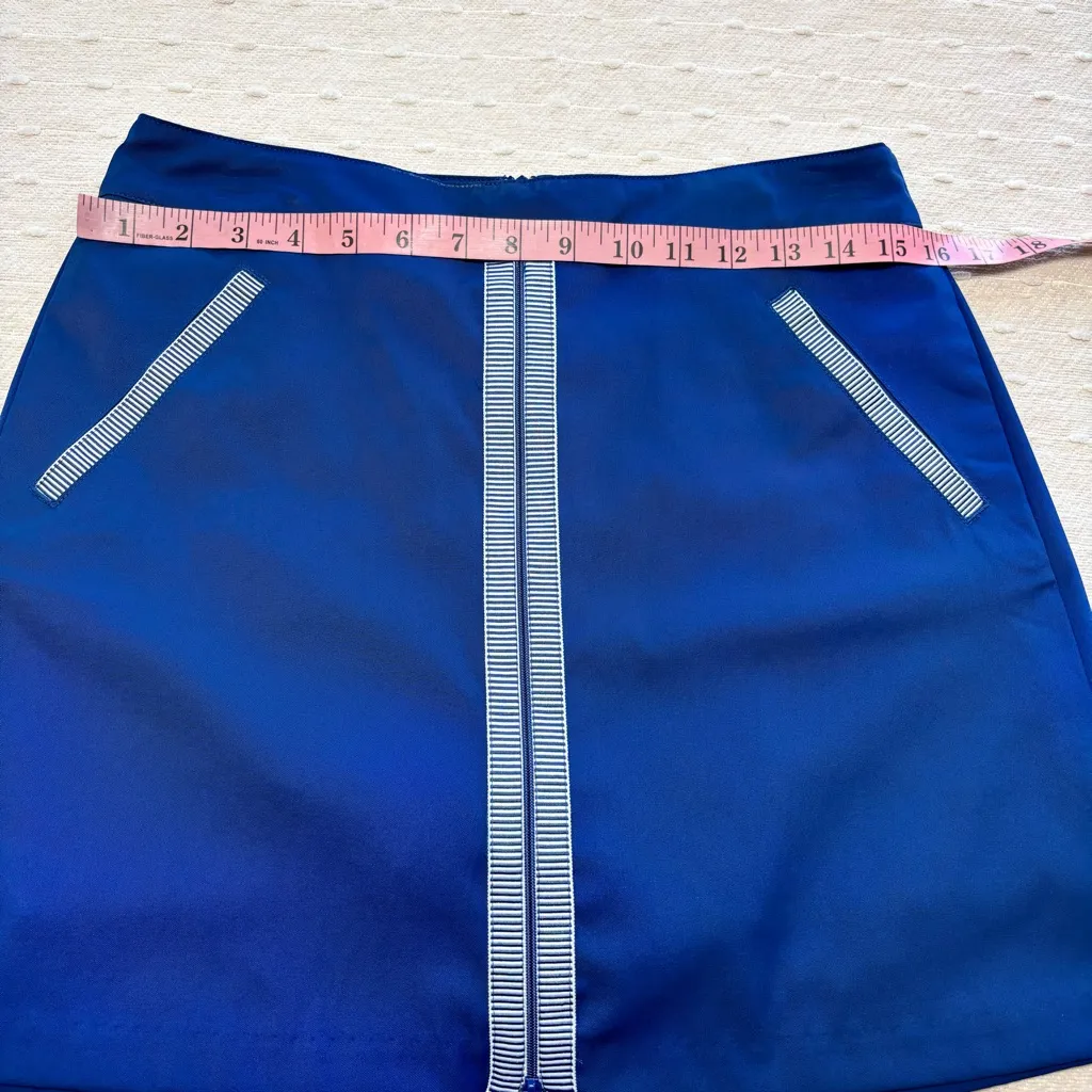 Lady Hagen Navy Blue Golf Skort Brocade Trim Women’s Size‎ 6 - Image 3