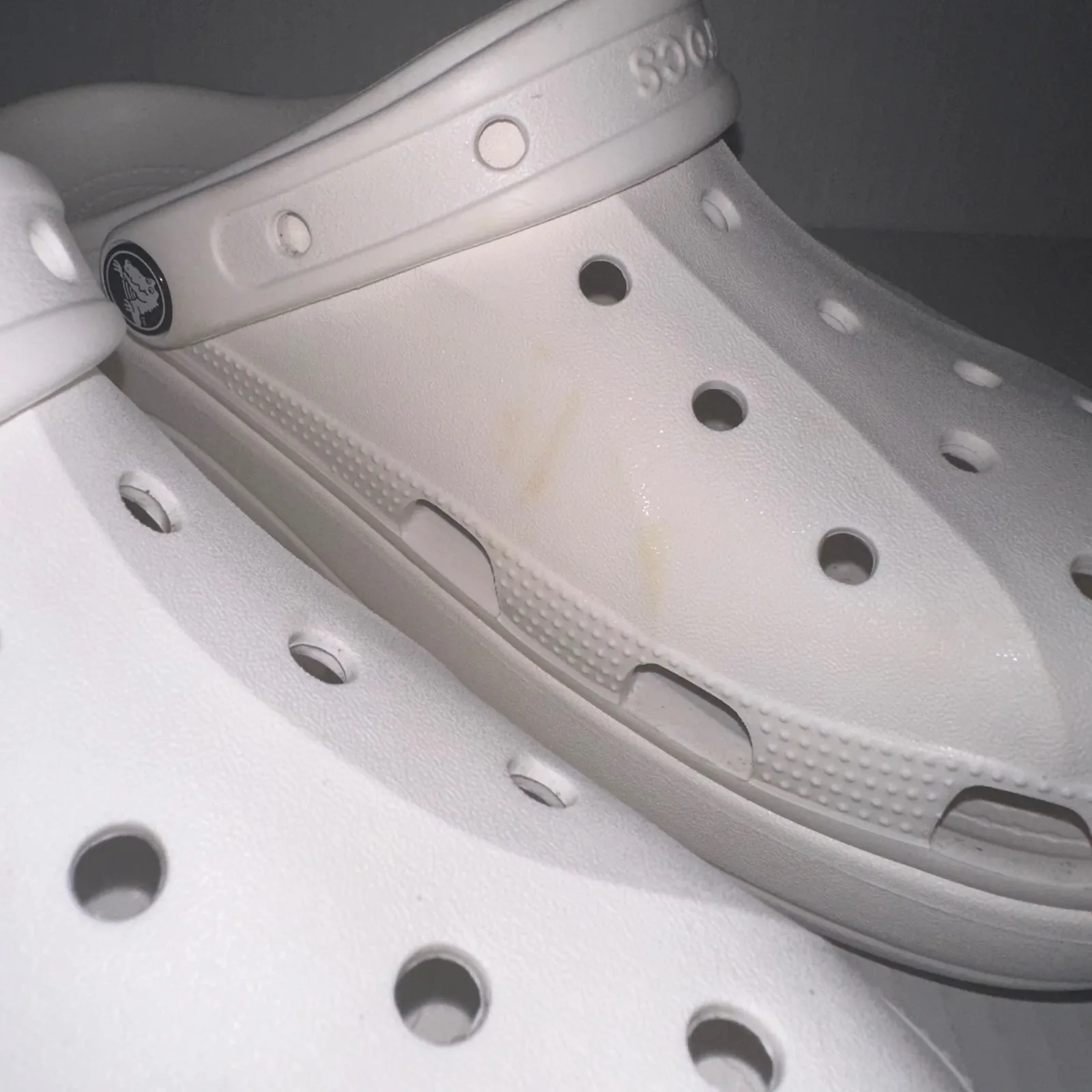 Crocs Baya Clog Platform Women 10 White Platform Comfort Slip On Shoes Clogs - Image 2