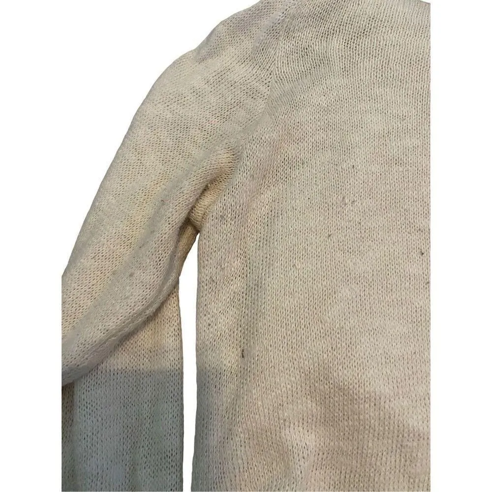 Liz Lange Maternity For Target Knit Off The Shoulder Sweater White Size L - Image 8