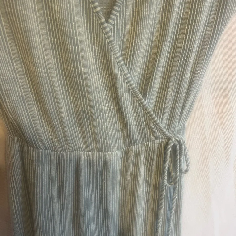 Caution To The Wind Green Asymmetrical Sundress - Image 4