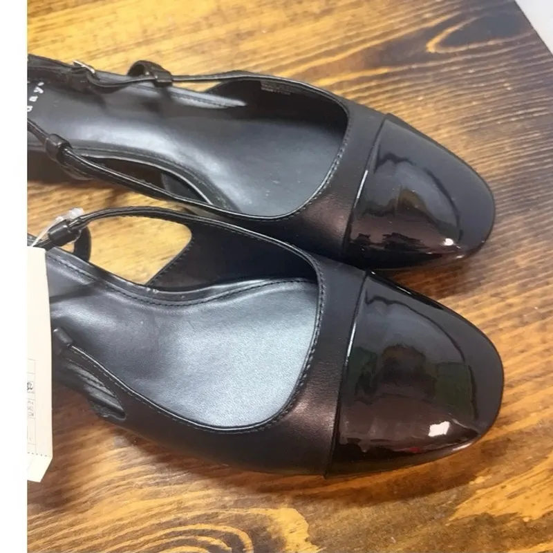 A New Day Black Flats Size 7.5 - Image 3
